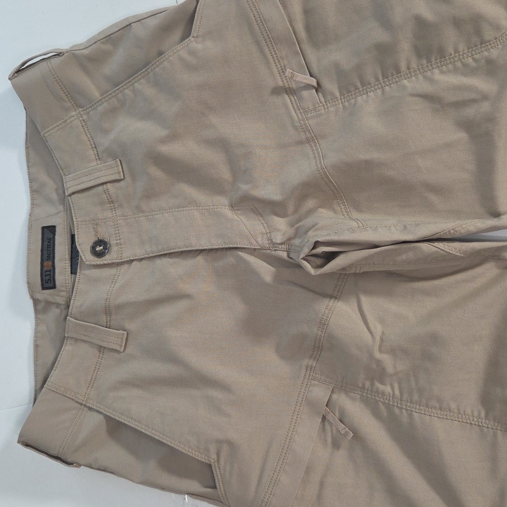 5.11 Tactical Men's Reg Fit Stretch Apex Khaki Cargo Pants 32x30 #74434 - Picture 2 of 16